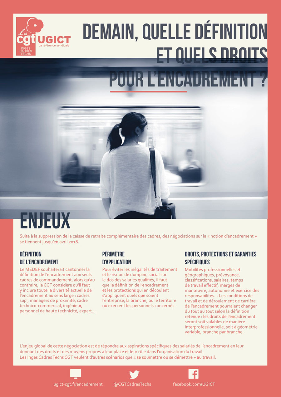 Tract Ugict CGT pour l'encadrement